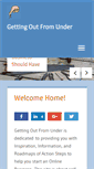 Mobile Screenshot of gettingoutfromunder.com